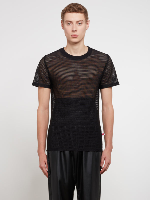 Walter Van Beirendonck - Men’s Net Top - (Black)