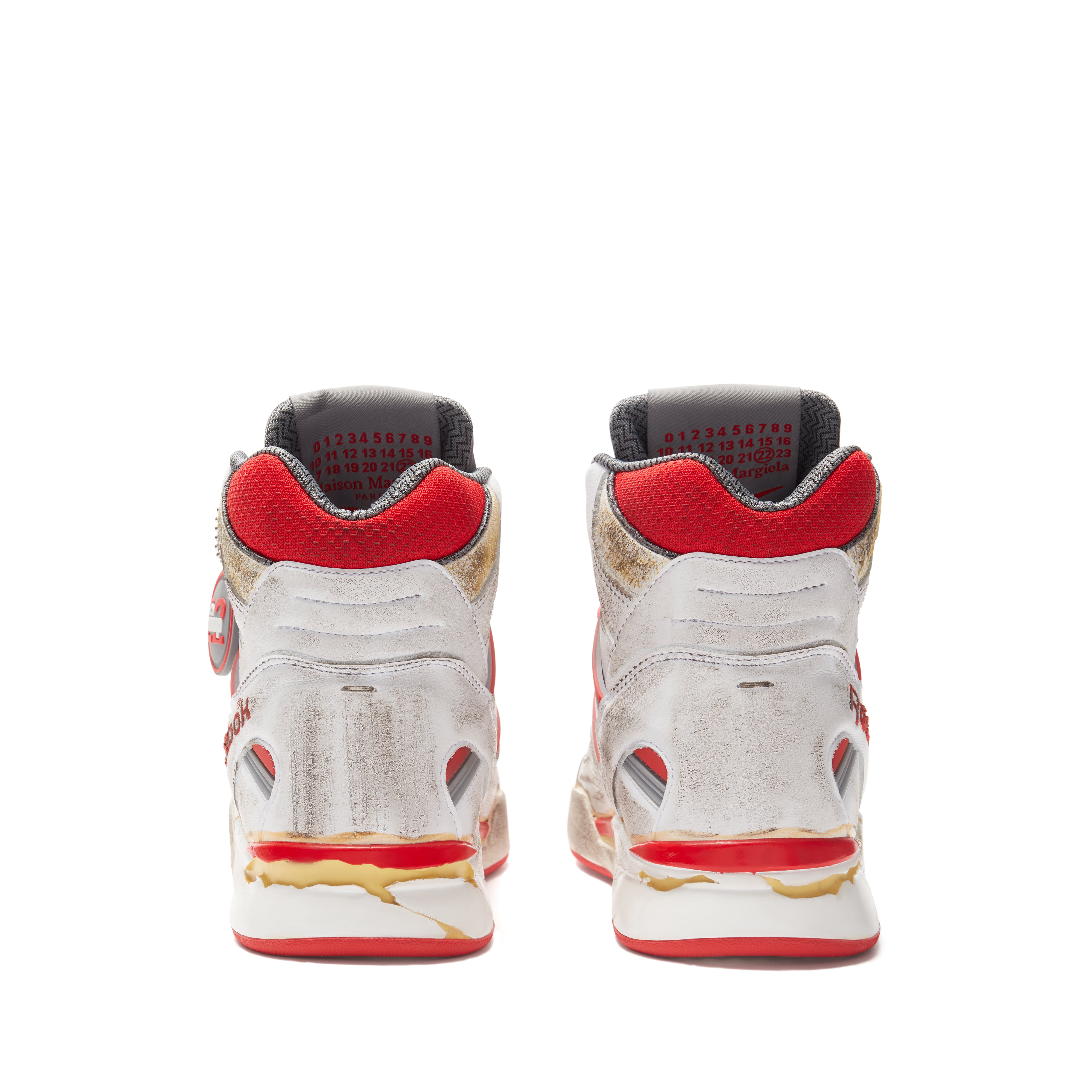 Martin Margiela - Reebok TZ Pump Deadstock Sneakers - (White/Red)