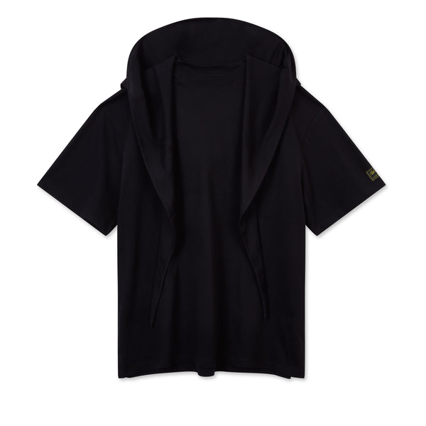 Raf Simons - Men’s Oversized T-Shirt With Hood Fauves - (Black)