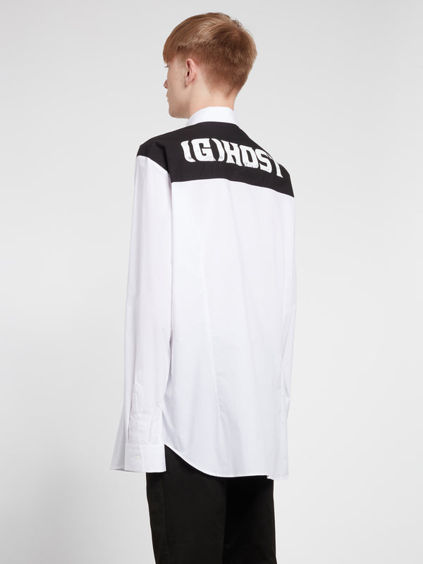 Raf Simons - Men’s Bicolour Americano Shirt - (White/Black)