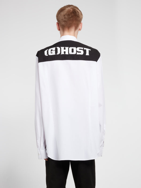 Raf Simons - Men’s Bicolour Americano Shirt - (White/Black)