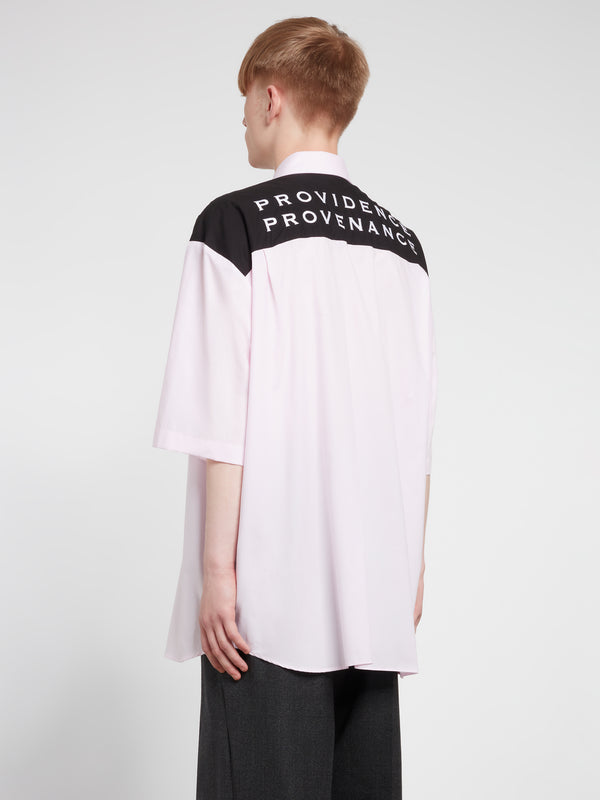 Raf Simons - Men’s Americano Bicolor Shirt - (Light Pink)