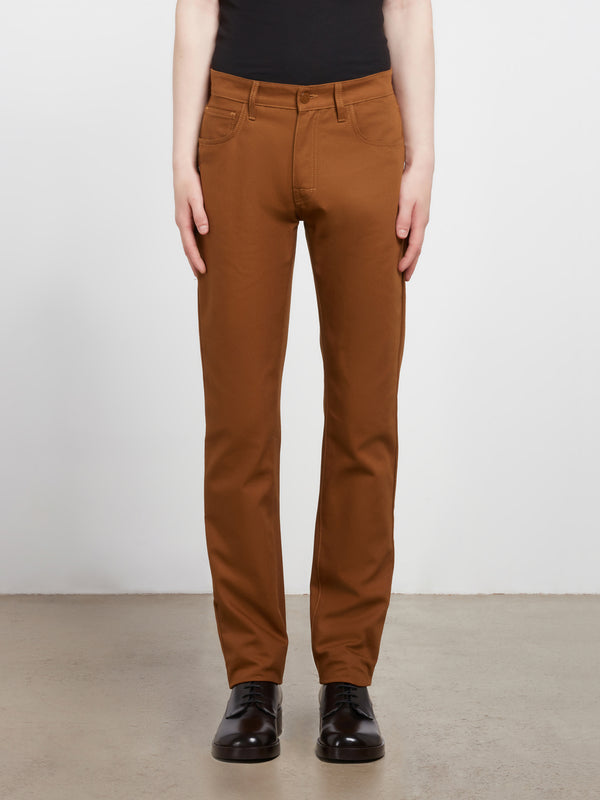 Raf Simons - Men’s Slim Fit Denim Pants - (Dark Brown)