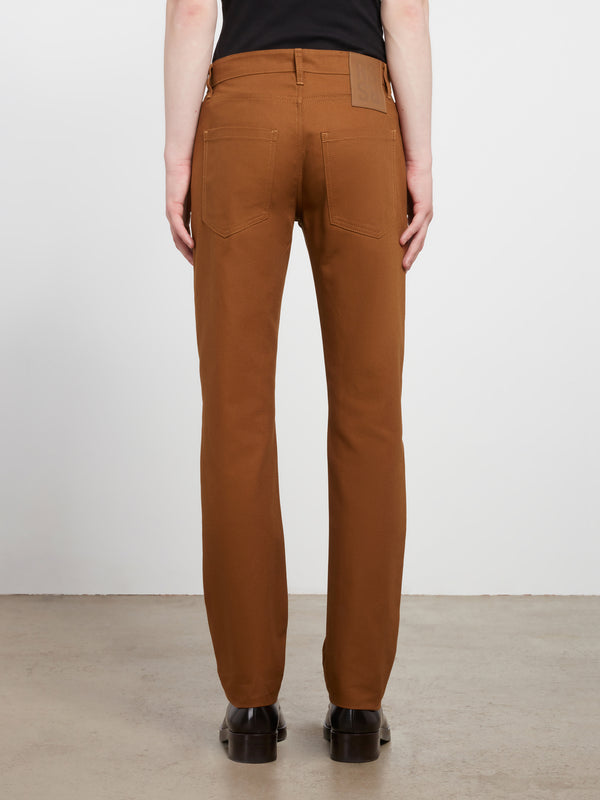 Raf Simons - Men’s Slim Fit Denim Pants - (Dark Brown)