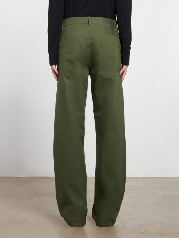 Raf Simons - Men’s Wide Fit Denim Workwear Pants - (Khaki)