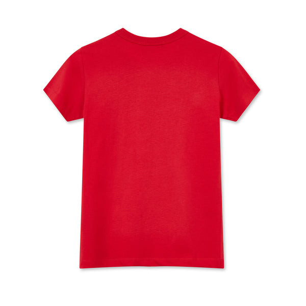 Raf Simons - Women’s Tight Fit Altered Reality T-Shirt - (Red)
