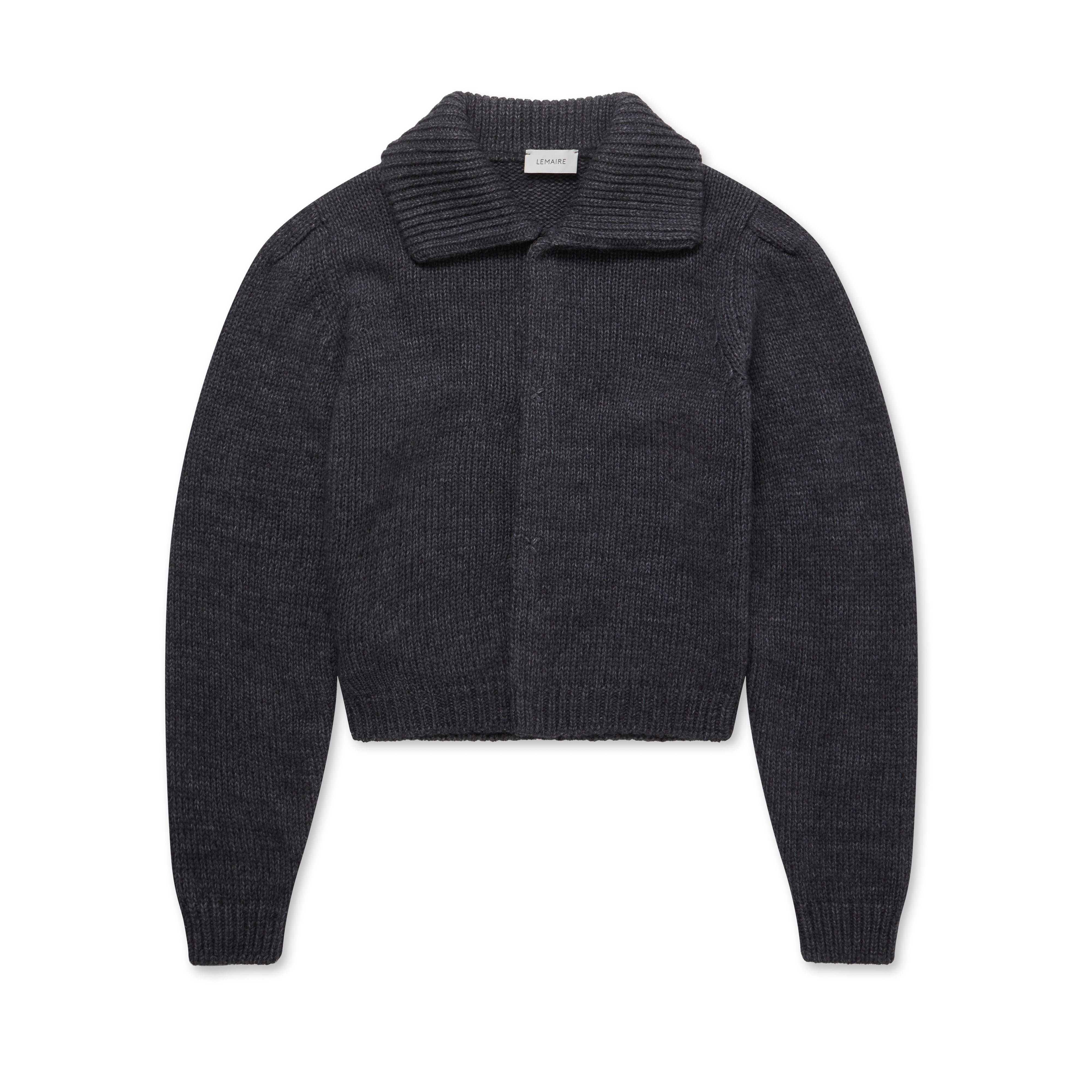 Lemaire Women's Cardigan With Snaps (Steel/Grey Melange) | Dover Street ...