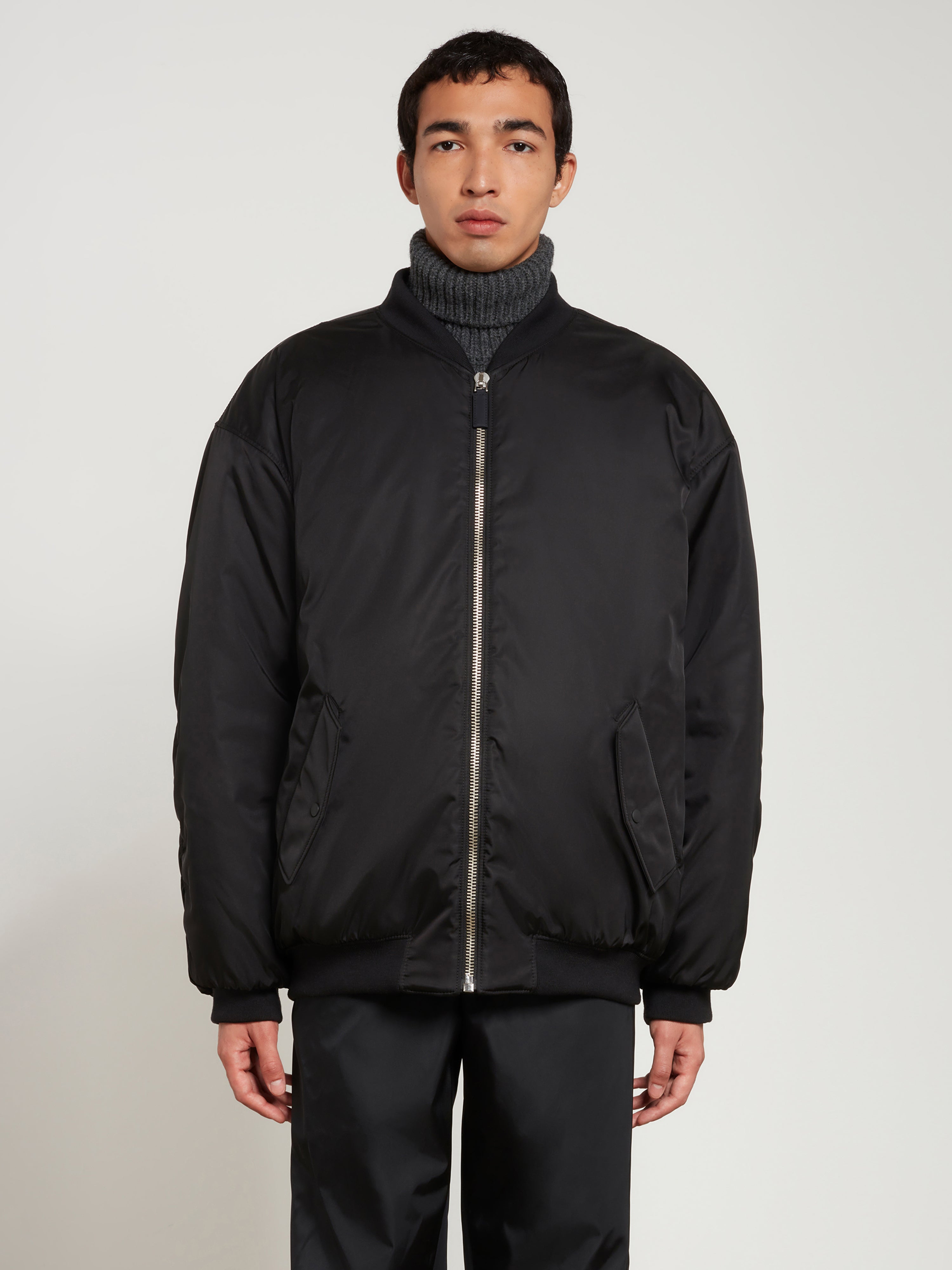 Prada - Men’s Re-Nylon Bomber Jacket - (Black)