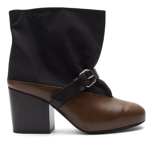 Lemaire - Women’s Canvas Mid Boot - (Black/Mushroom)