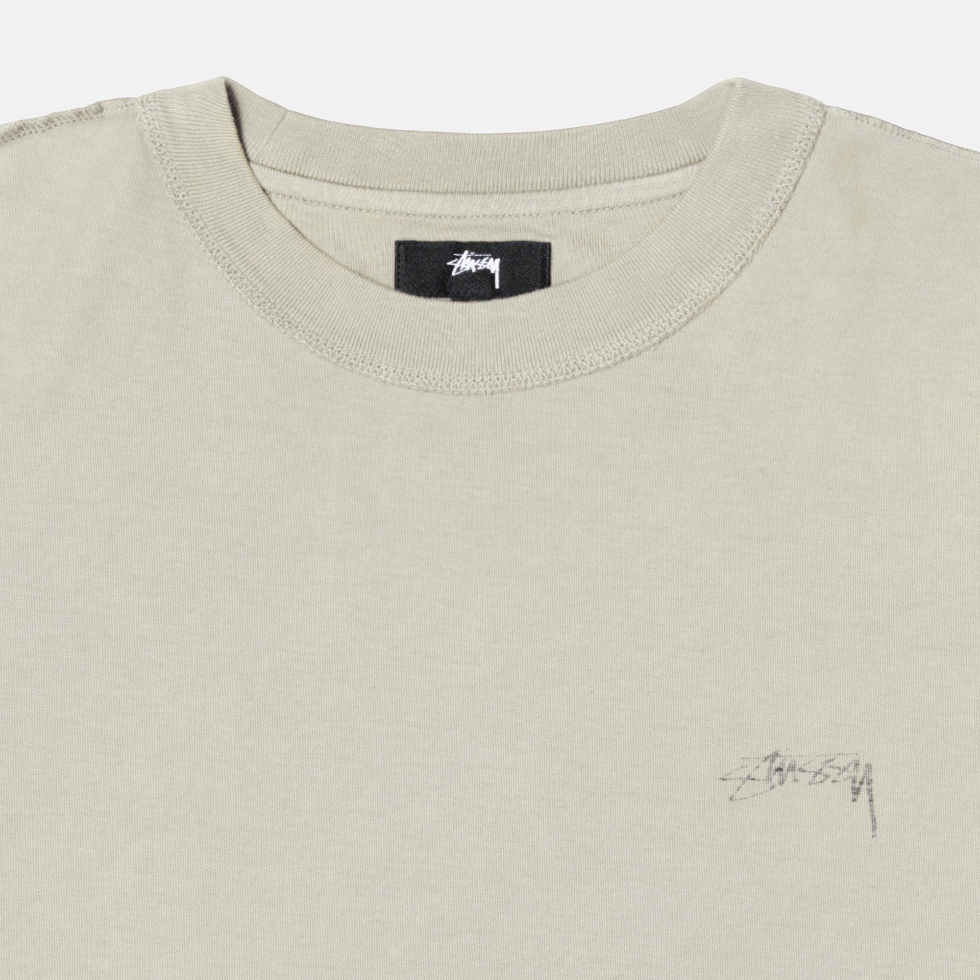 Stussy - Pig. Dyed Inside Out Crew - (Tan) view 3