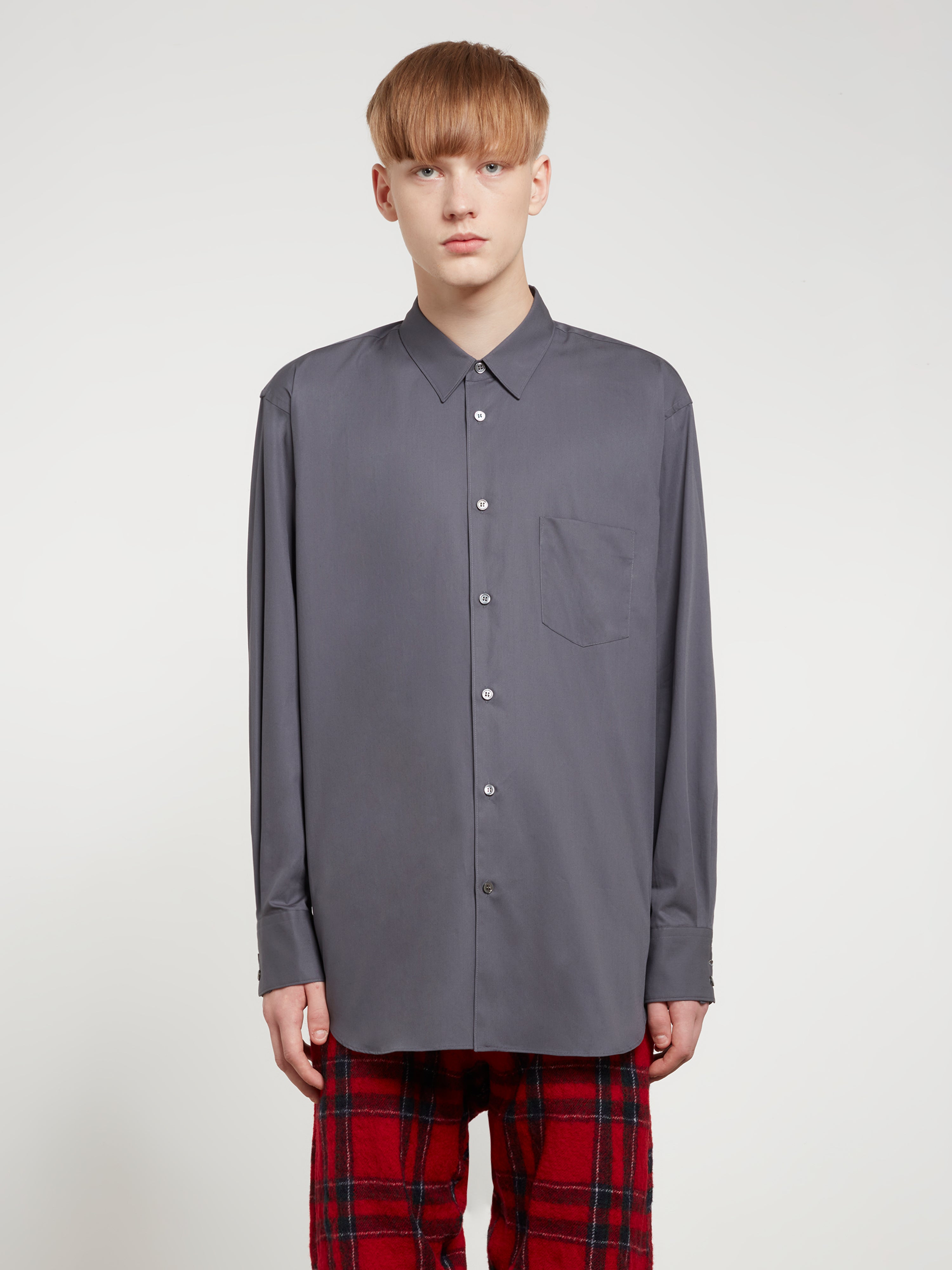 FOREVER cotton poplin plain SHIRT