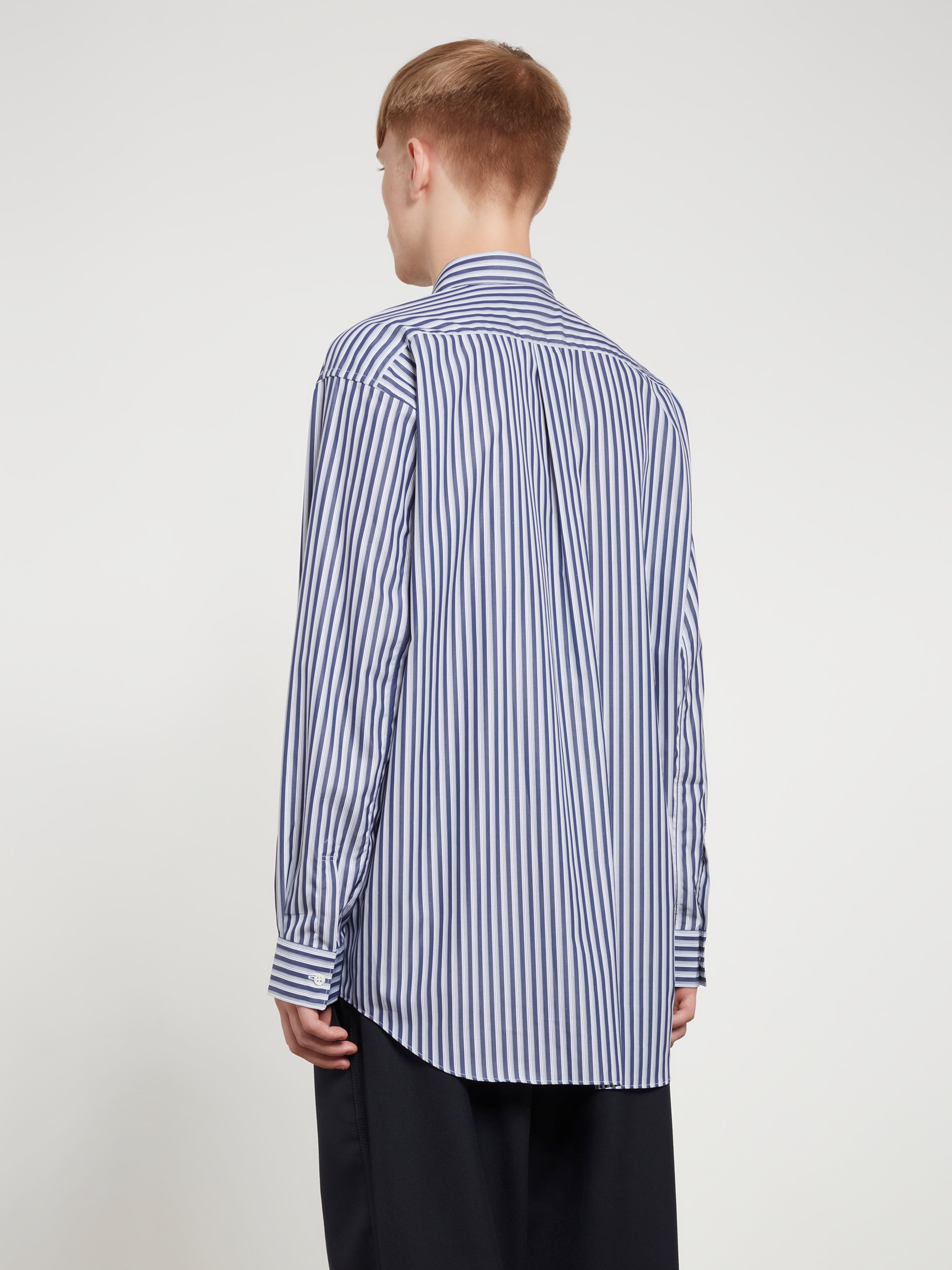 CDG Shirt Forever - Wide Fit Cotton Shirt - (Stripe 5)