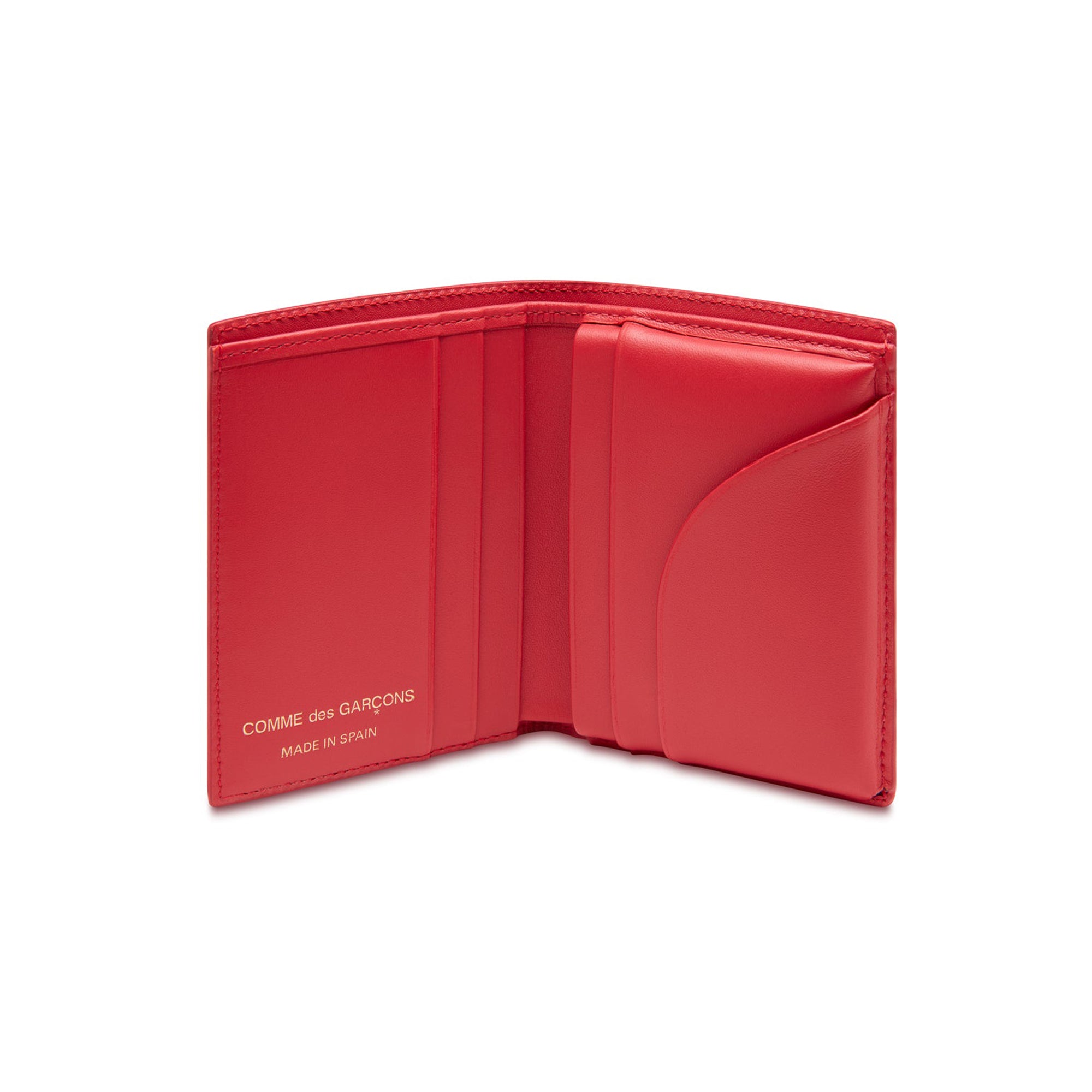 CDG Wallet - Polka Dot Red Bifold Wallet - (SA0641PD) view 2