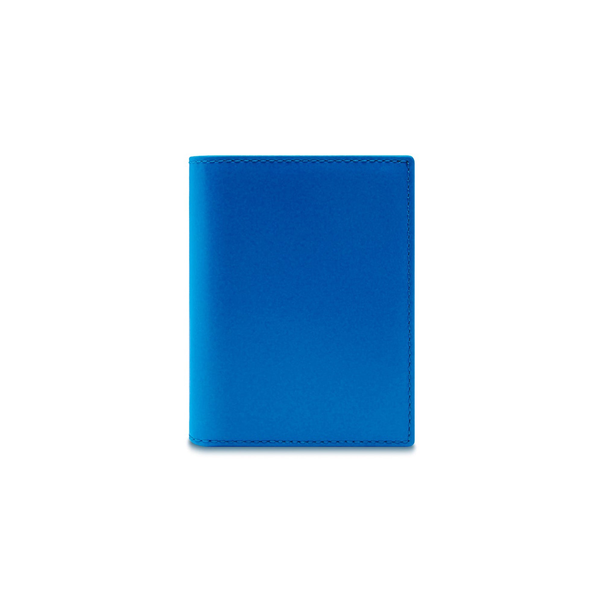 CDG Wallet - Super Fluo Blue/Green Bifold Wallet - (SA0641SF) view 1