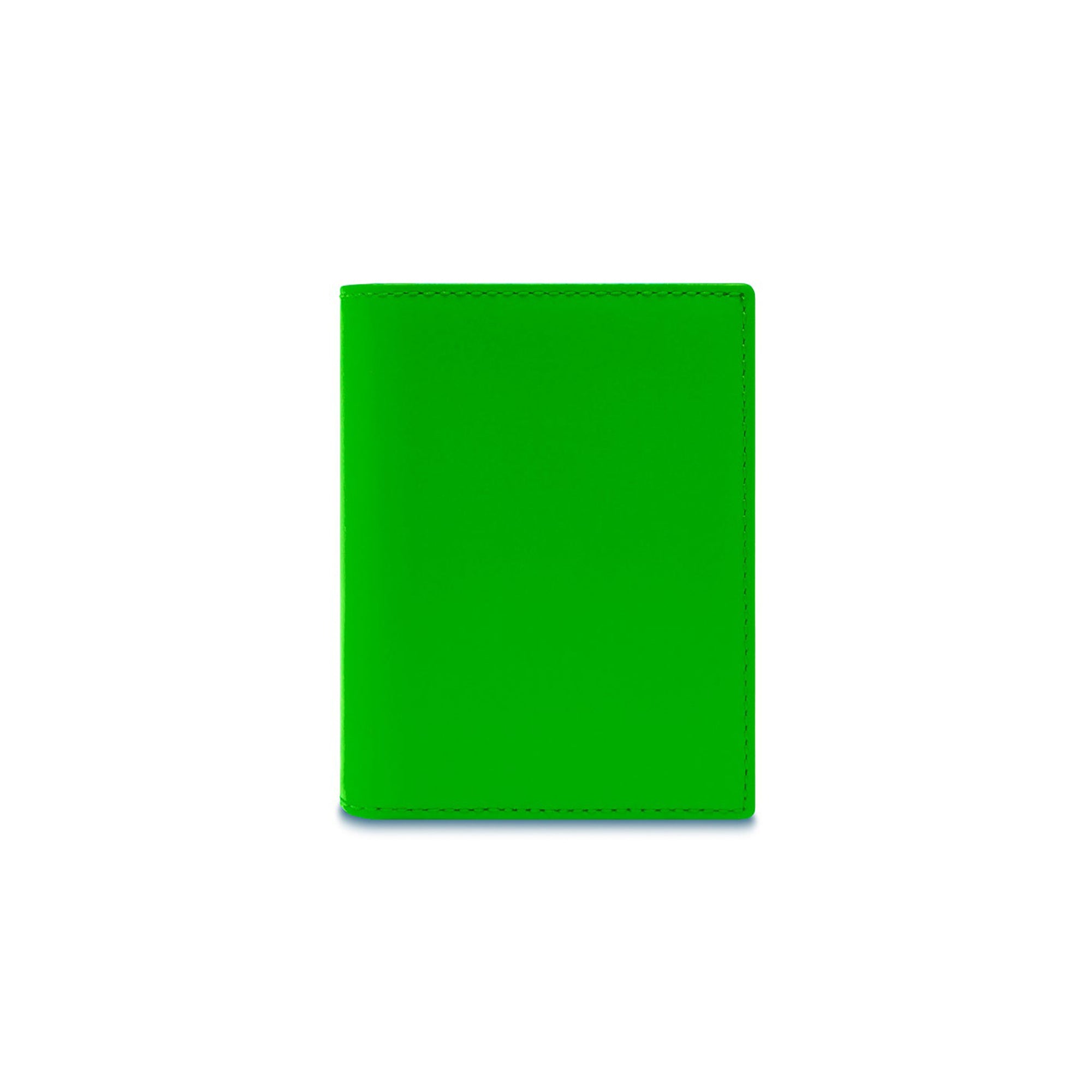 CDG Wallet - Super Fluo Green/Orange Bifold Wallet - (SA0641SF) view 1