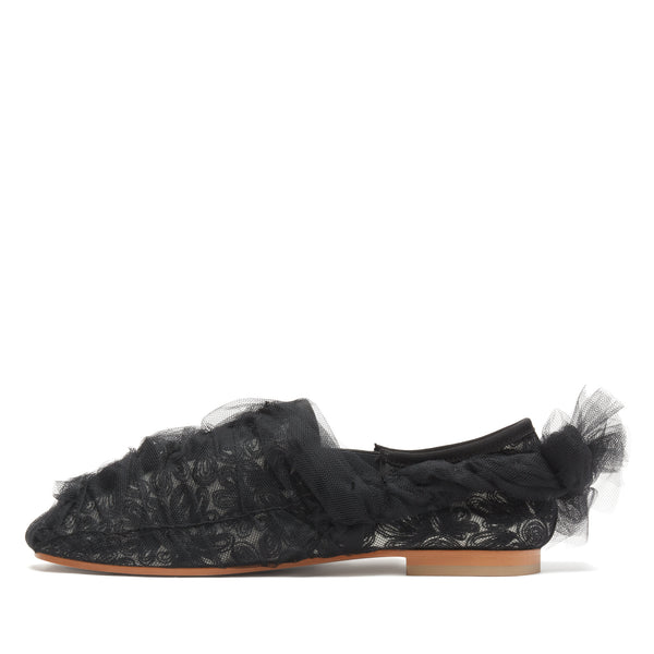 Tao - Women’s Flat Shoes - (Black)