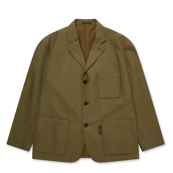CDG Homme - Polyester Wool Garbadine Relaxed Jacket - (Khaki)