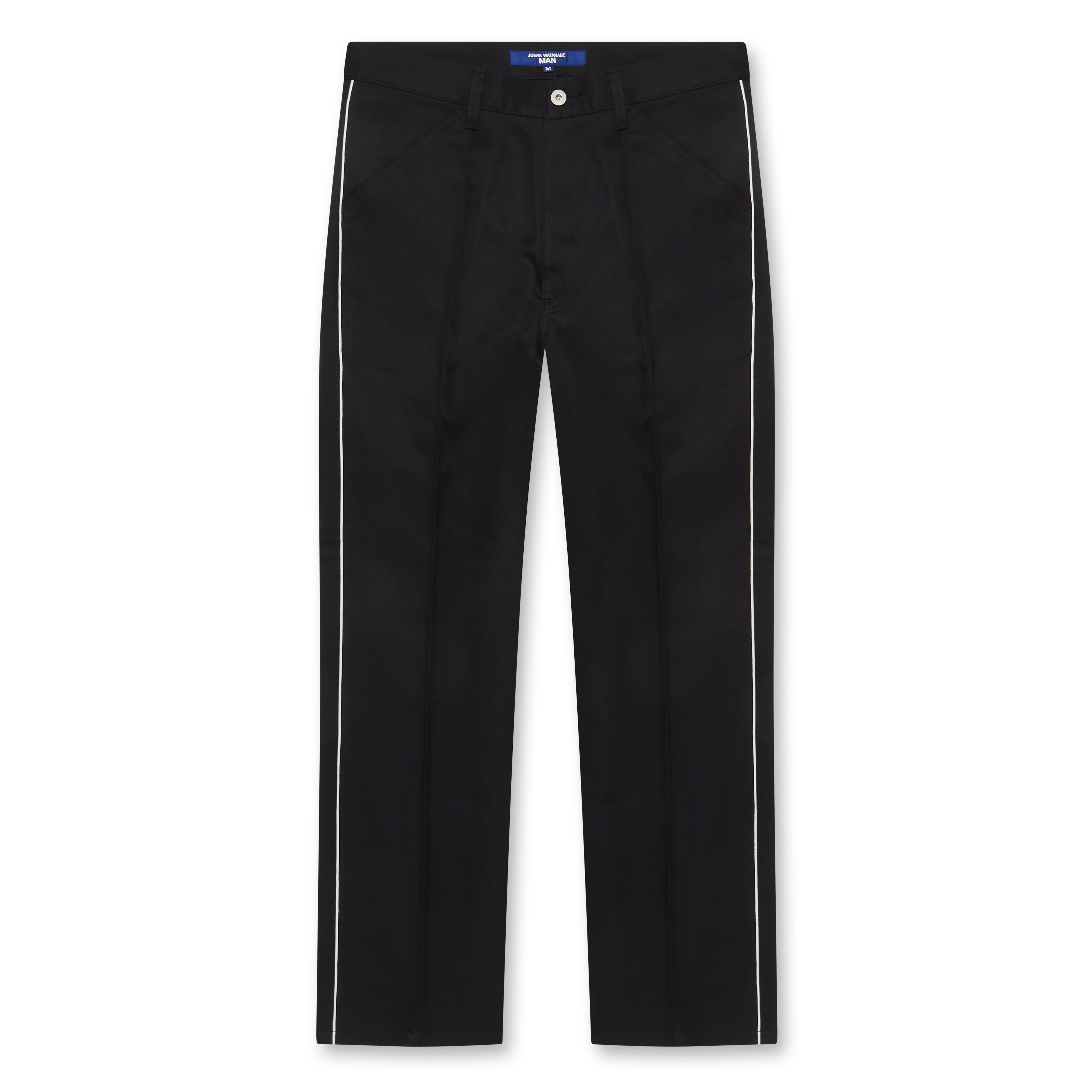 Junya Watanabe MAN: Rayon Faux Fur Polyester Satin Pants