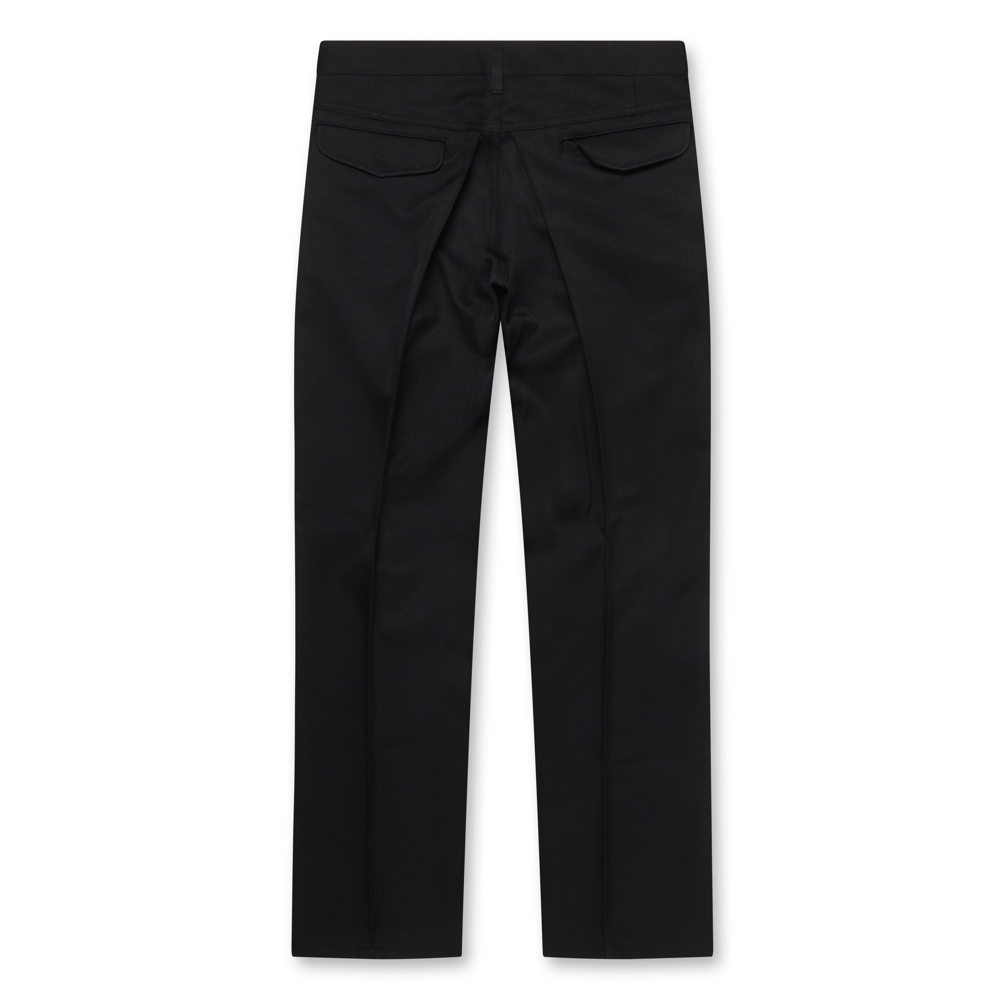 Junya Watanabe MAN: Rayon Faux Fur Polyester Satin Pants