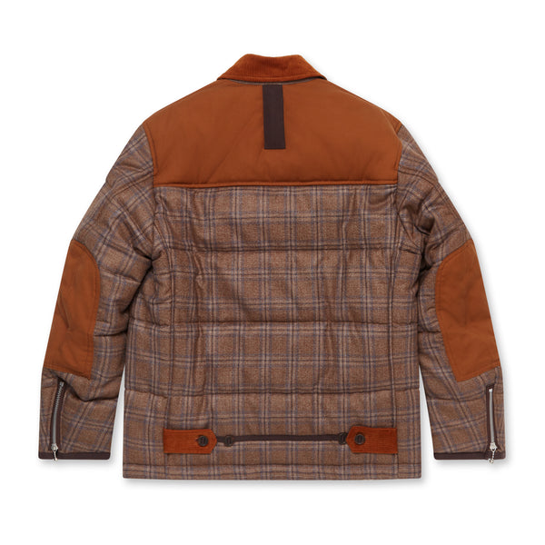 Junya Watanabe MAN - Wool Check Padded Jacket - (Brown)