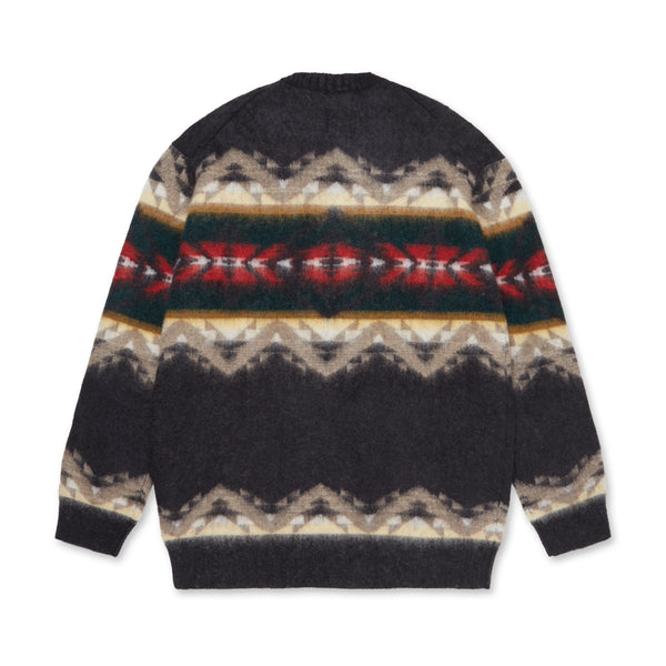 Junya Watanabe MAN - Pendleton Mohair Serape Sweatshirt - (Charcoal)