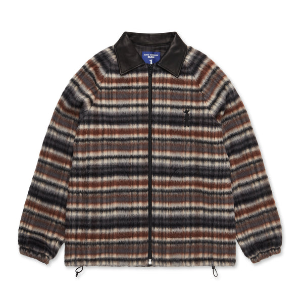 Junya Watanabe MAN - Jacket Wool Alpaca Check Jacket - (Brown)