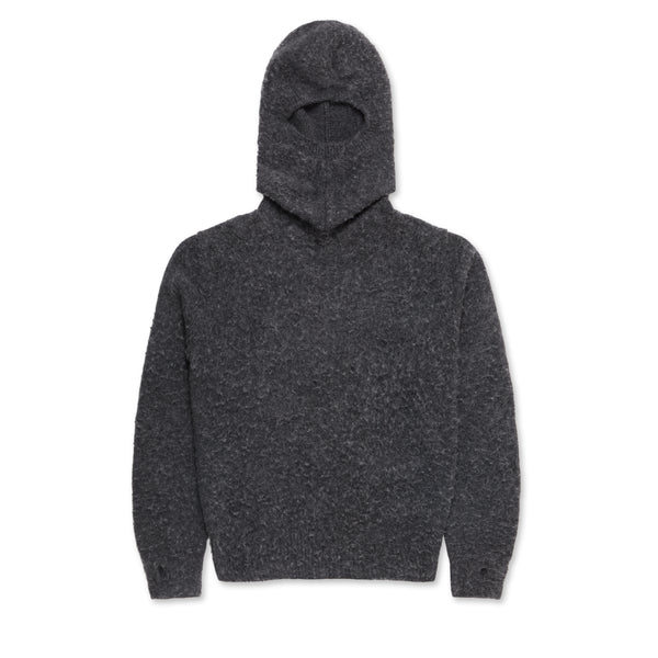 Tao - BATONER Wool Hooded Sweatshirt - (Grey)