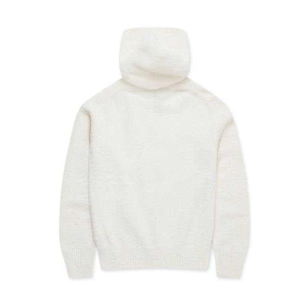 Tao - BATONER Wool Hooded Sweatshirt - (White)