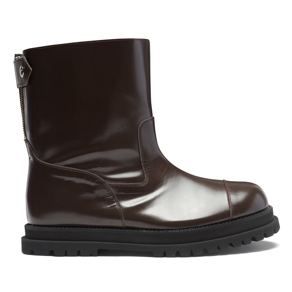 Tao - Ankle Leather Boots - (Brown)
