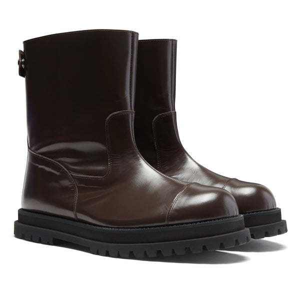 Tao - Ankle Leather Boots - (Brown)