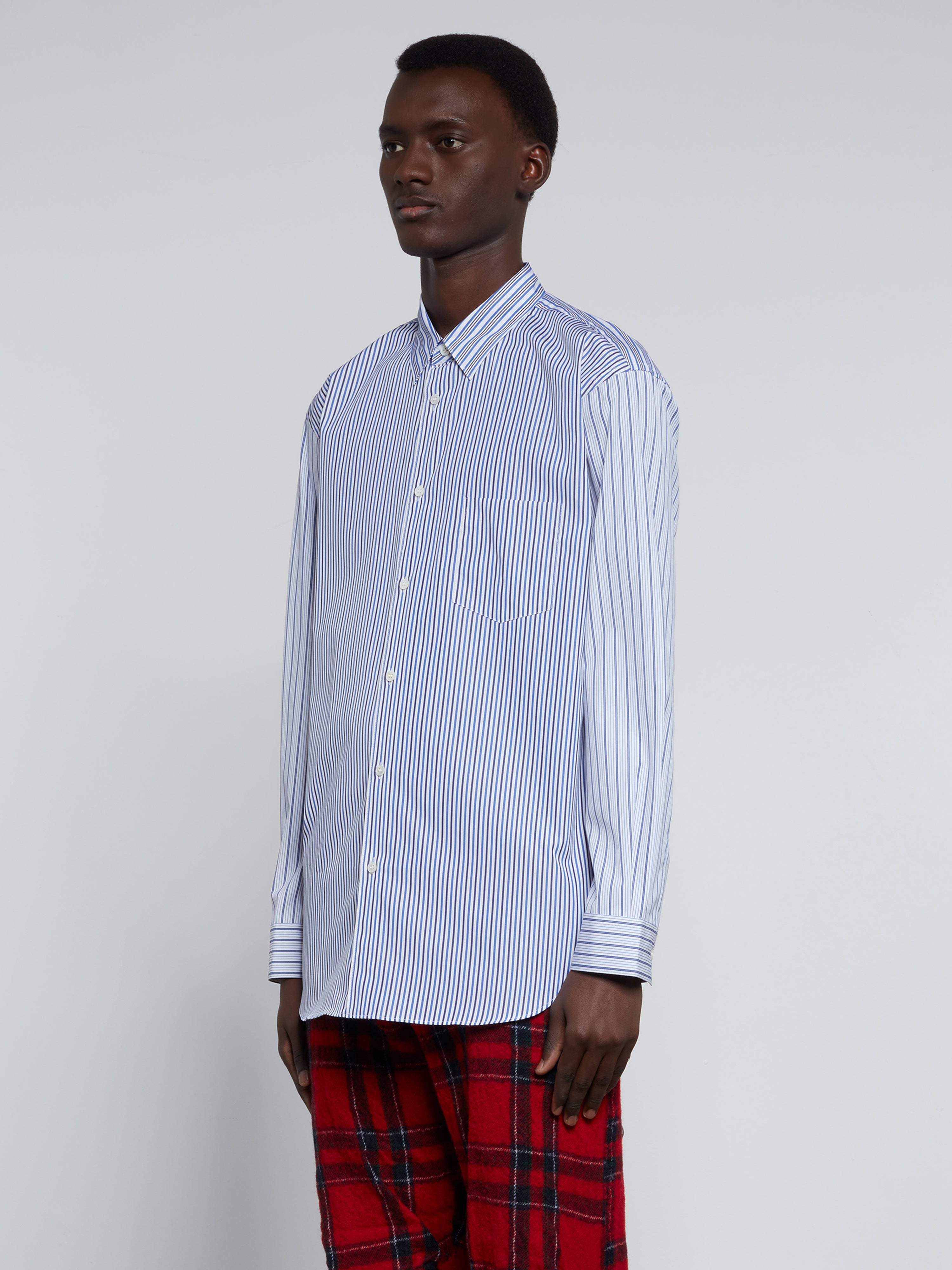 Cdg clearance shirt stripe