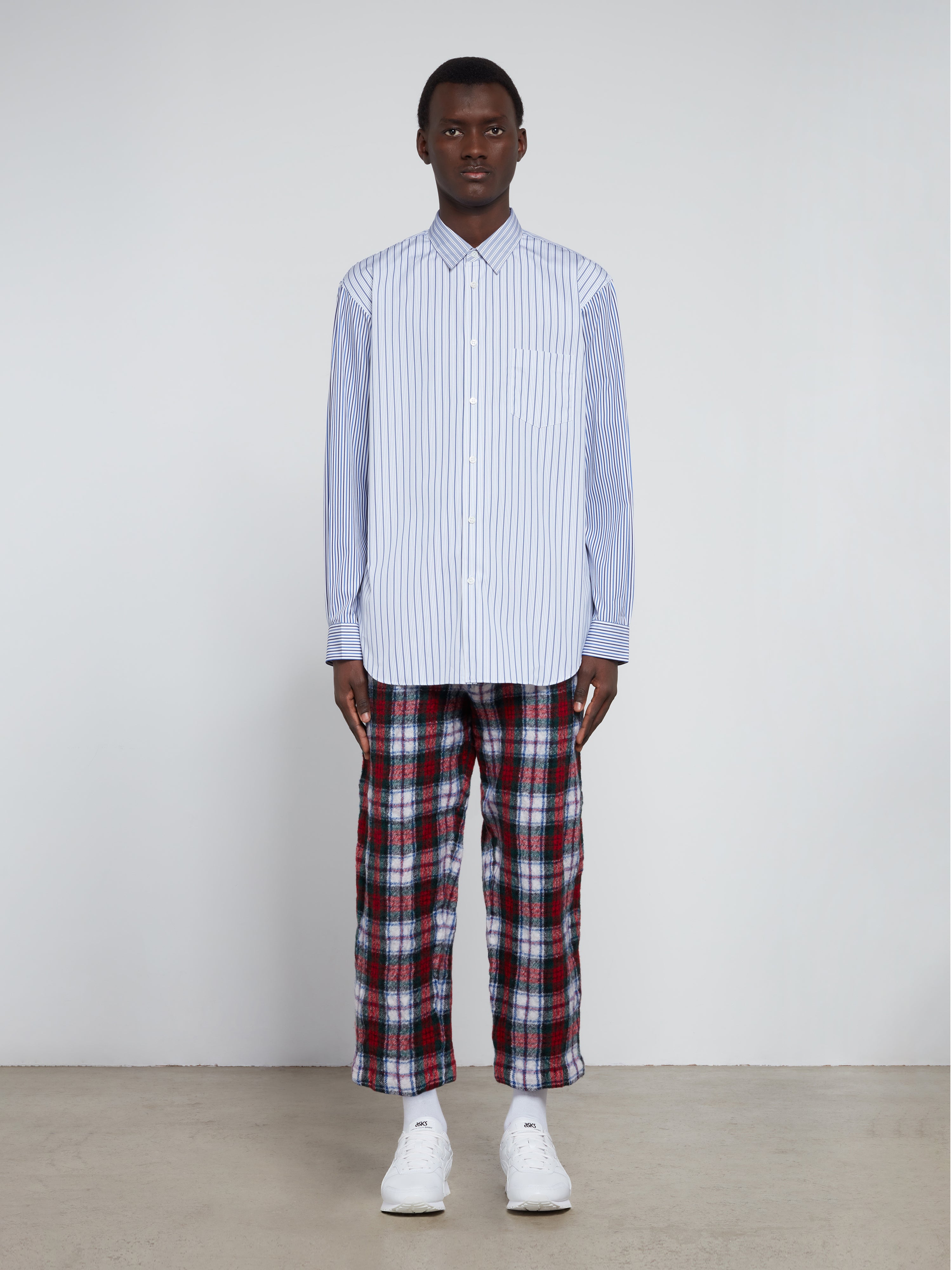 CDG Shirt Forever Classic Fit Poplin Stripe Shirt (Stripe) | Dover