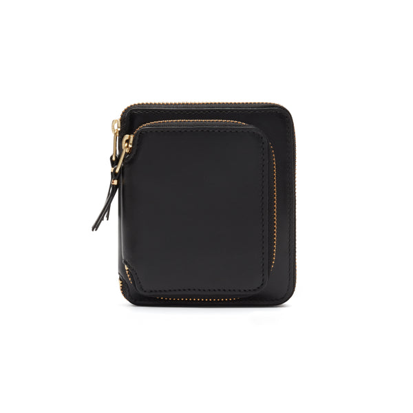 CDG Wallet - Outside Pocket Full Zip Around Wallet - (Black SA2100)