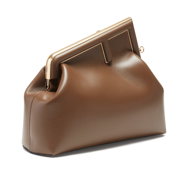 Fendi - Women’s First Medium Pochette Bag - (Forest Brown)