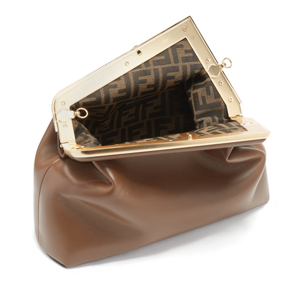Fendi - Women’s First Medium Pochette Bag - (Forest Brown)