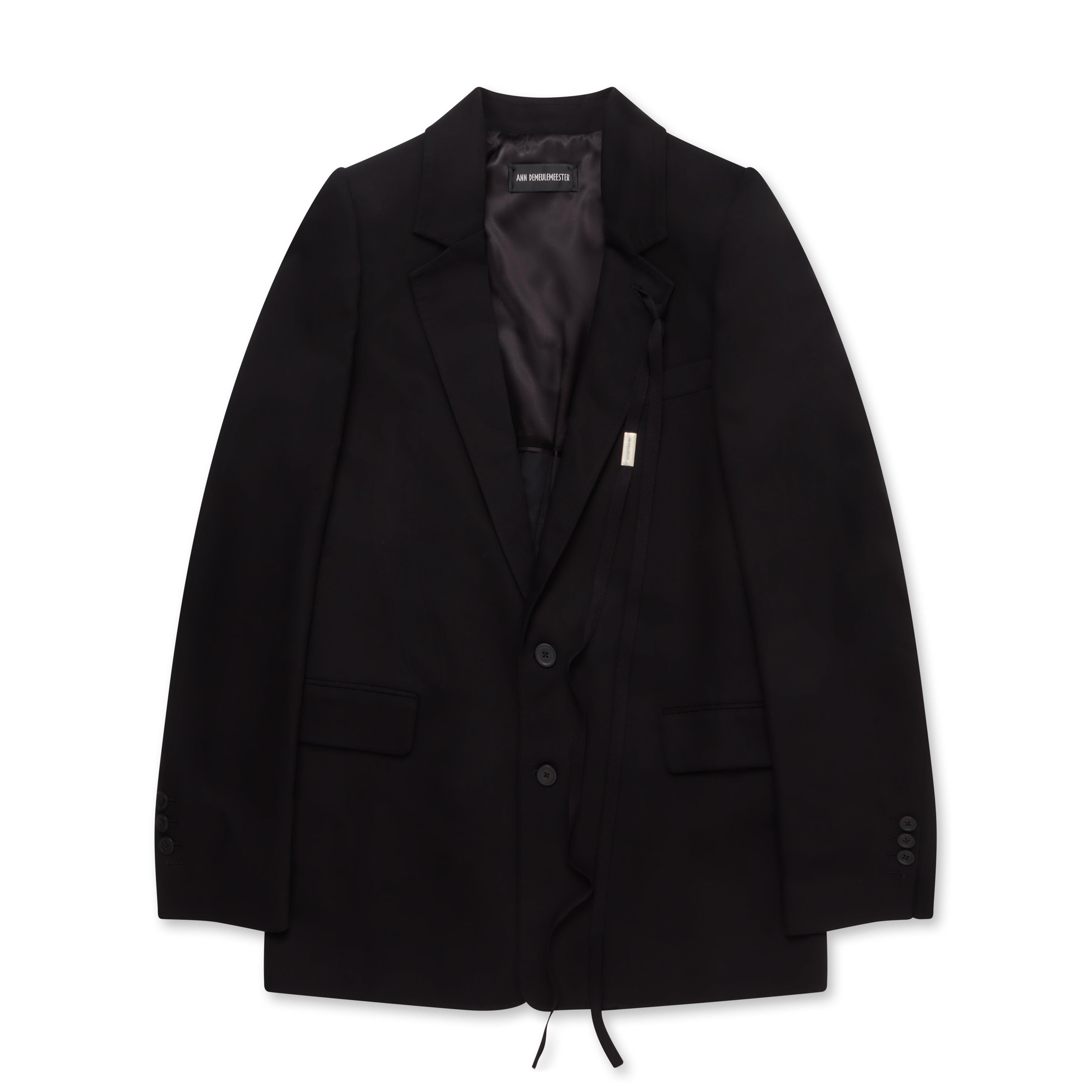 Ann Demeulemeester: Women's Liesbeth Standard Jacket (Black