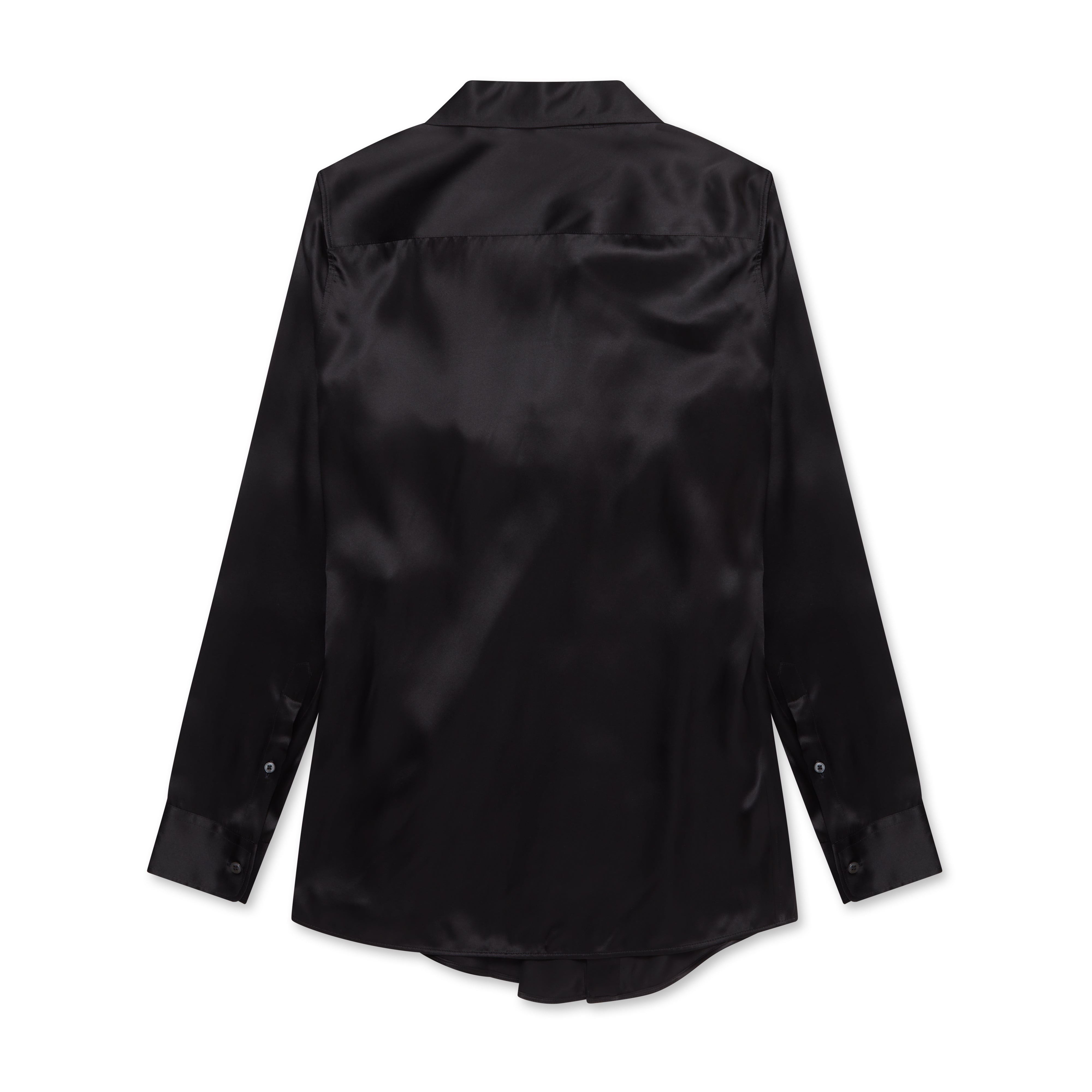 Ann Demeulemeester: Women's Wivina Asymmetrical Shirt (Black
