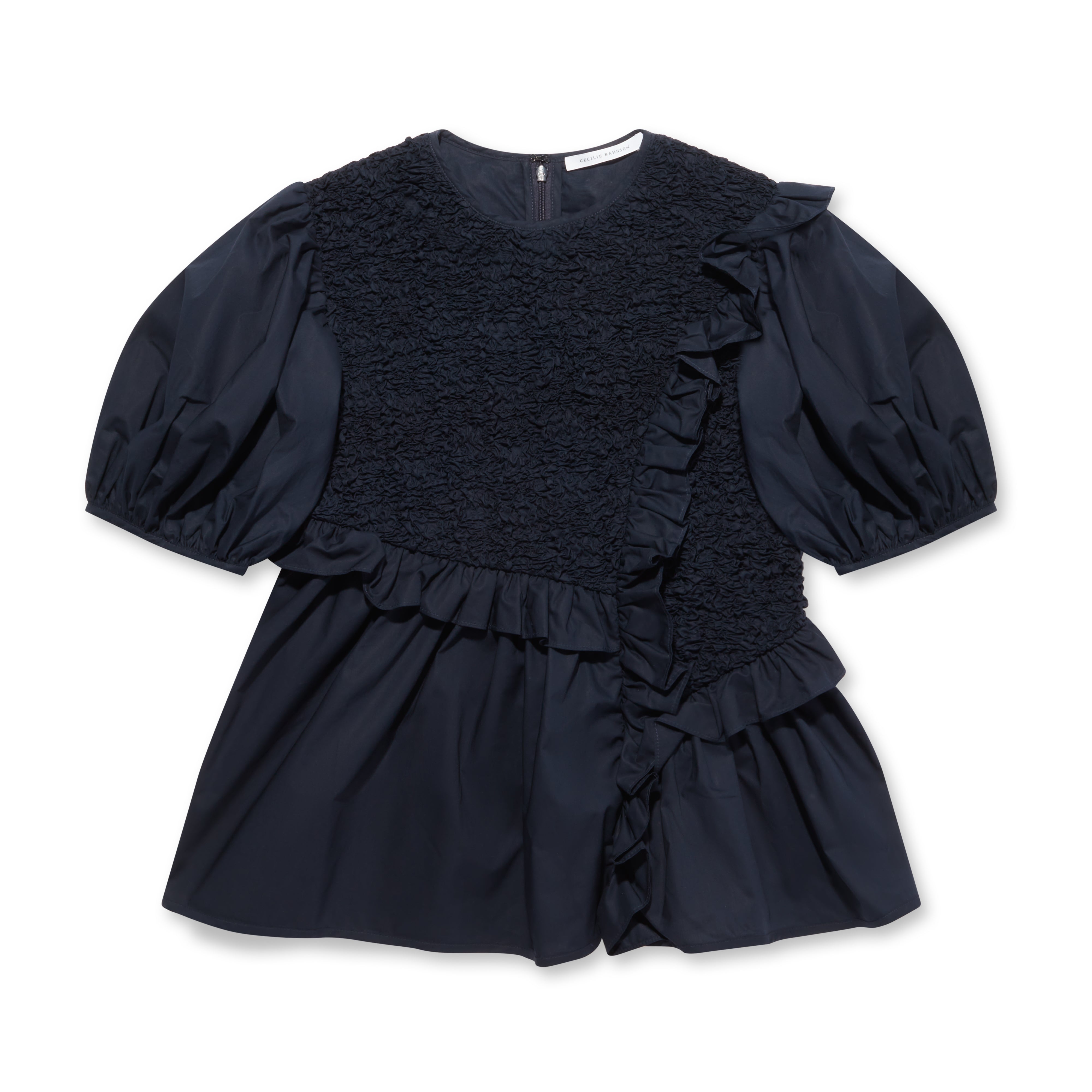 Cecilie Bahnsen Women's Carlotta Blouse (Navy Blue) | Dover Street