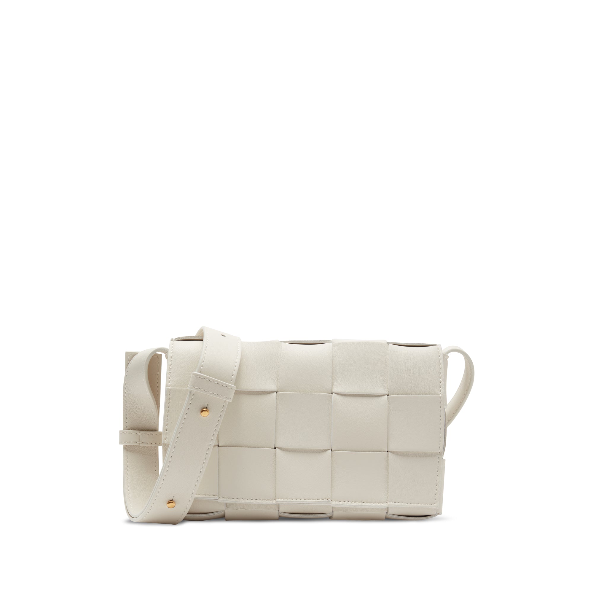 Bottega Veneta® Women's Mini Cassette Cross-Body Bag in White