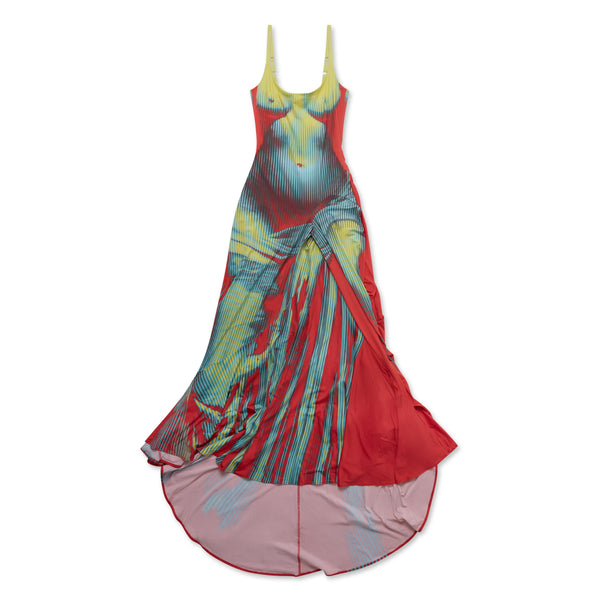 Jean Paul Gaultier - Y Project Women’s Body Morph Pant Dress - (Yellow/Red/Blue)