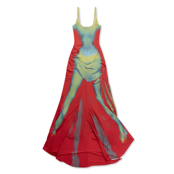 Jean Paul Gaultier - Y Project Women’s Body Morph Pant Dress - (Yellow/Red/Blue)