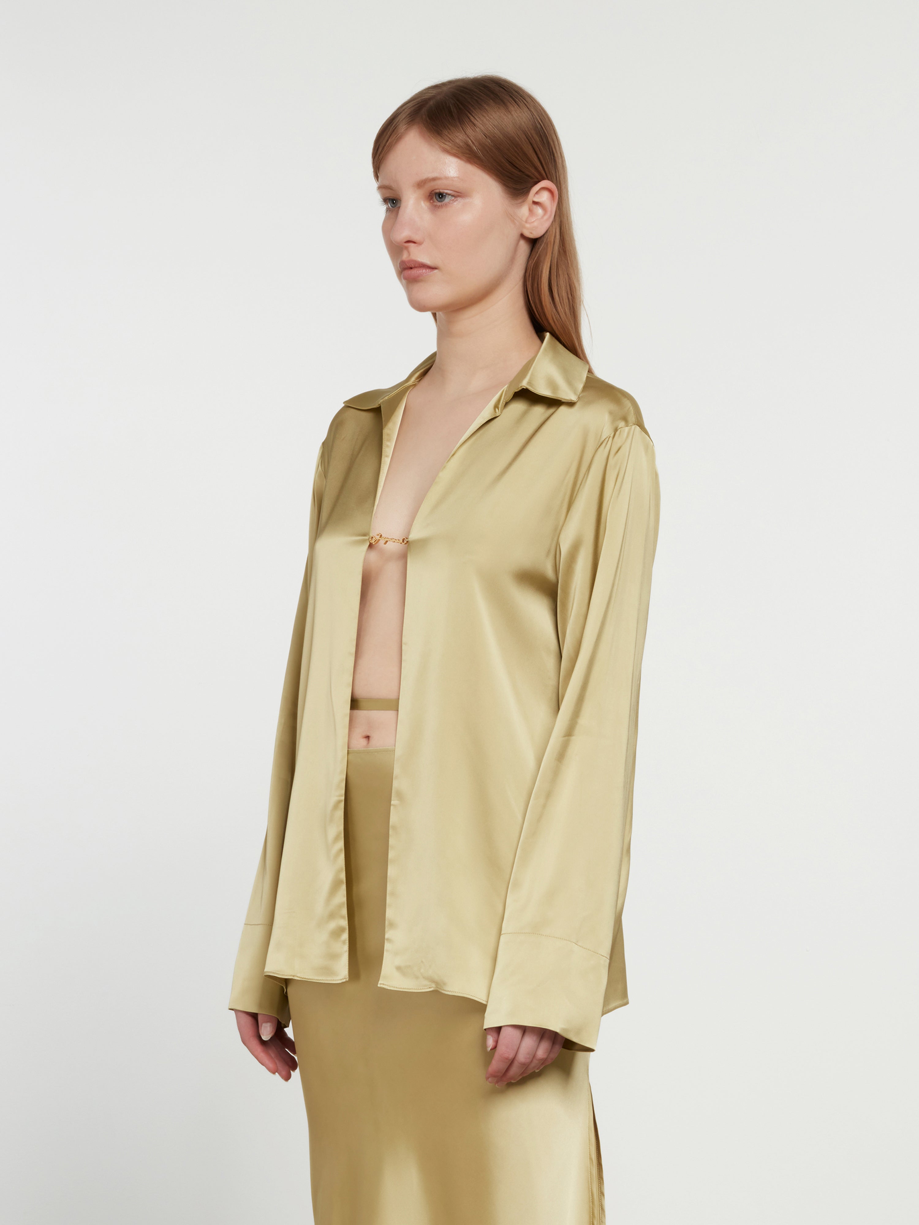 Jacquemus - Women’s La Chemise Notte - (Light Khaki)