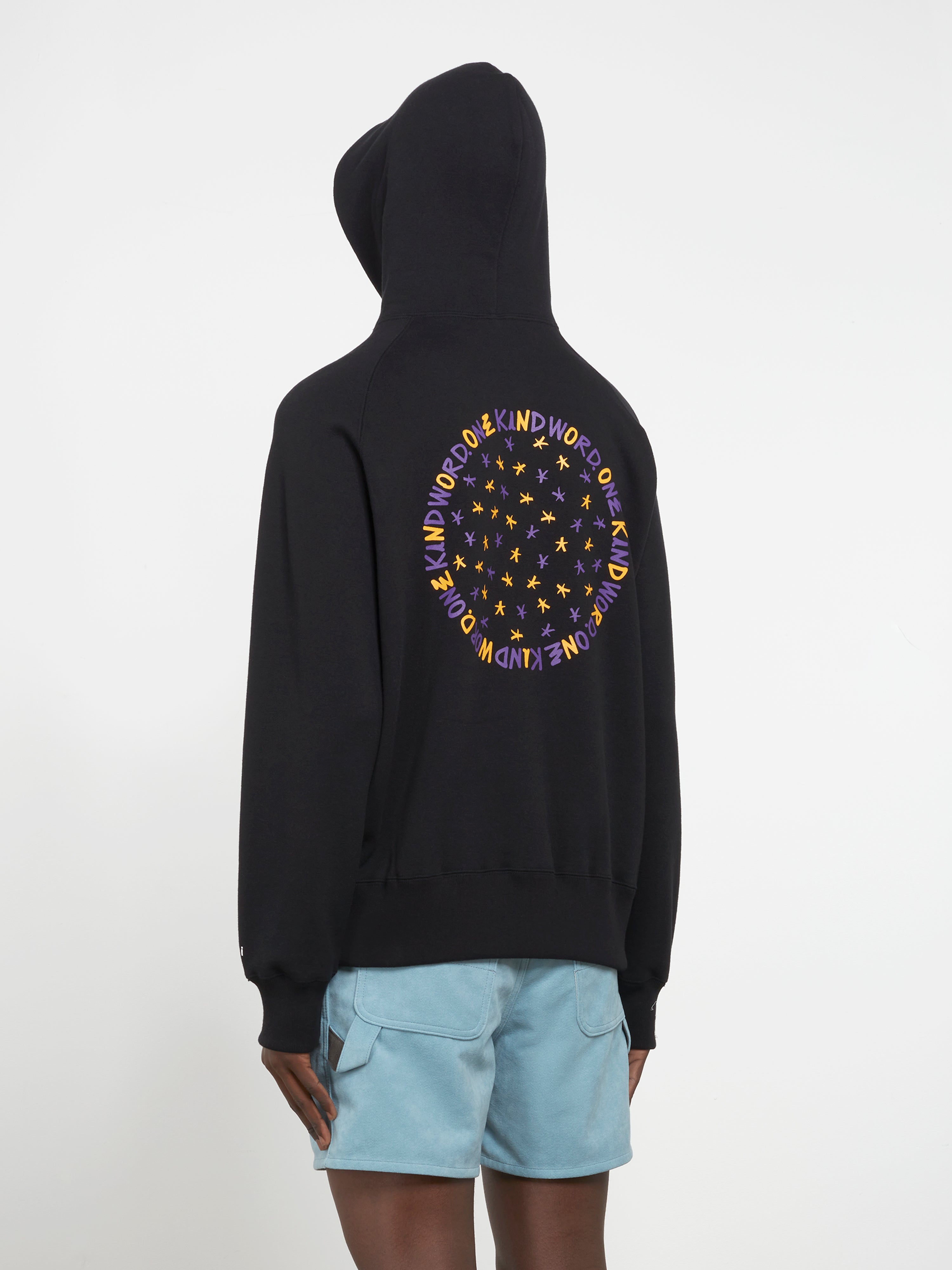 sacai Eric Haze / Circle Star Hoodie (Black) | Dover Street Market