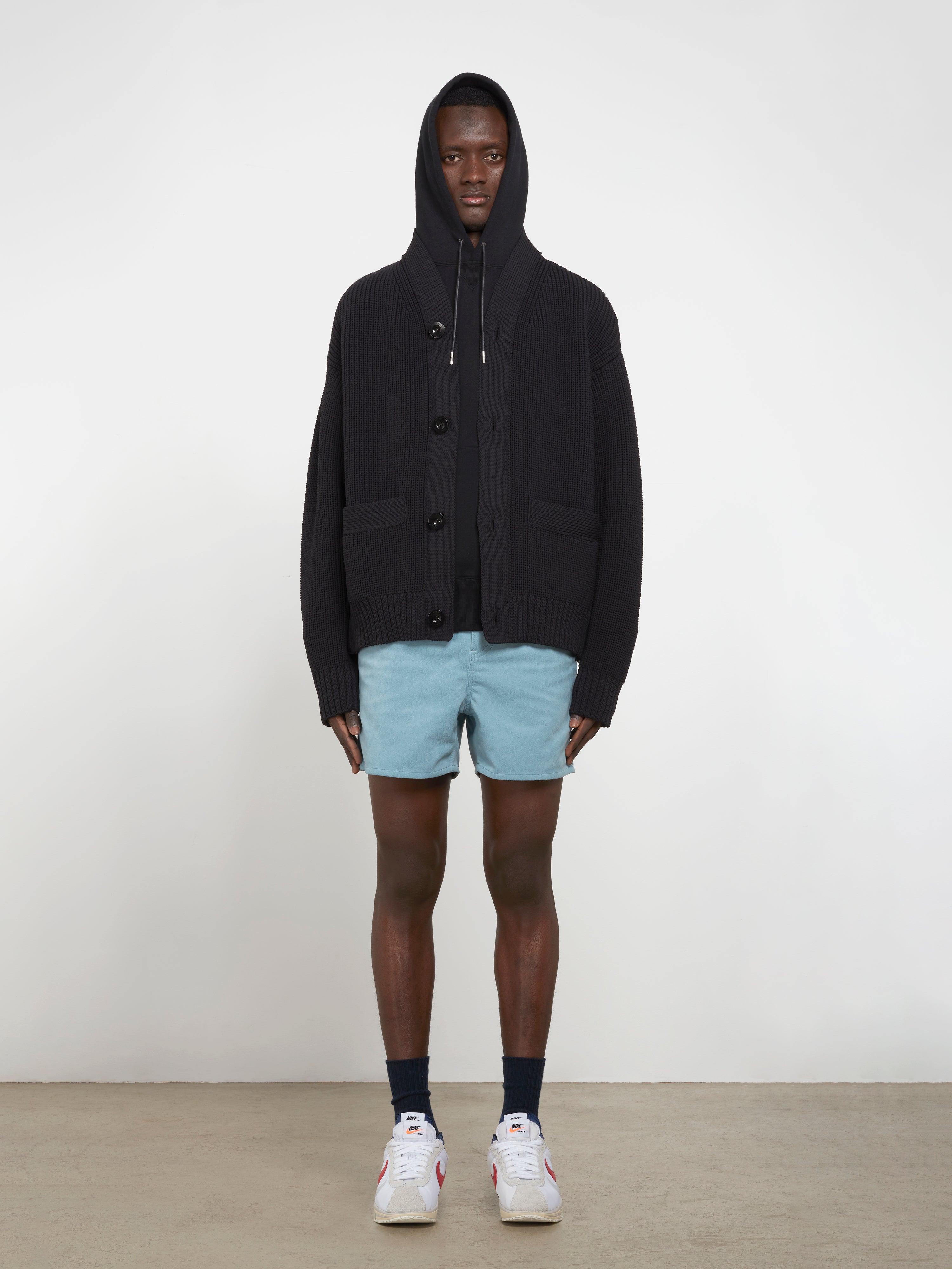 sacai Eric Haze / Circle Star Hoodie (Black) | Dover Street Market