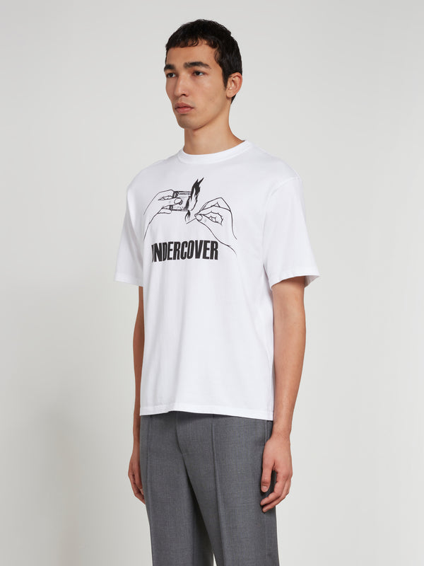 Undercover - Men’s Flame T-Shirt - (White)