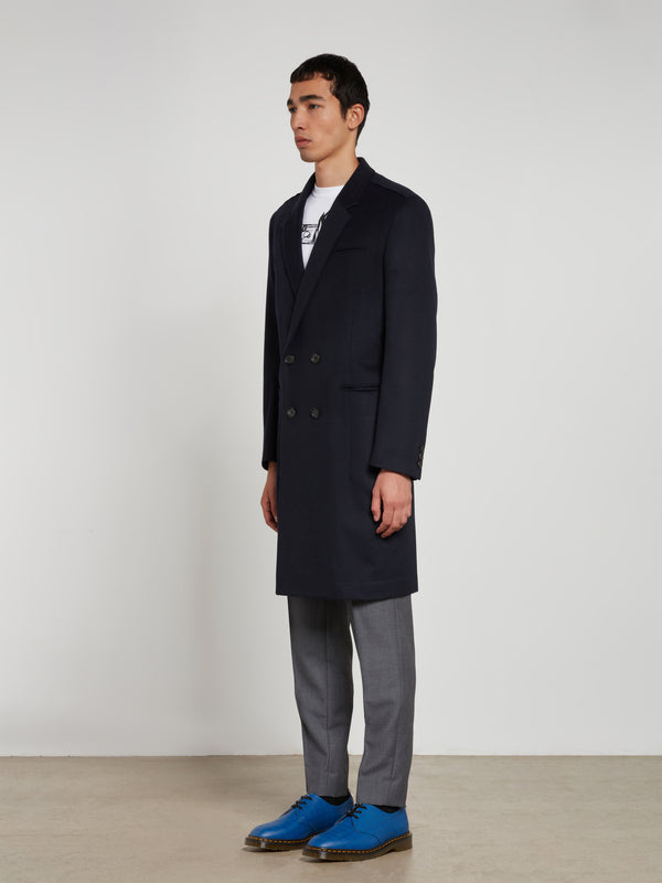 Undercover - Men’s Wool Overcoat - (Navy)