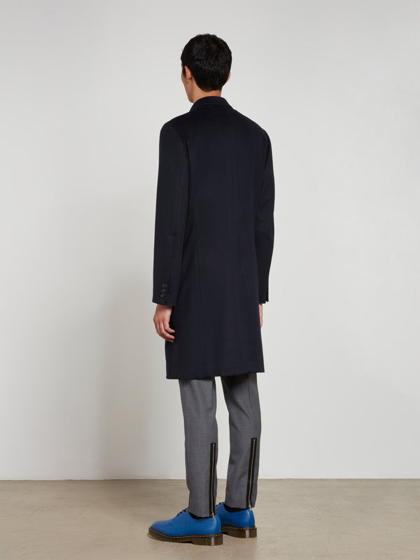 Undercover - Men’s Wool Overcoat - (Navy)