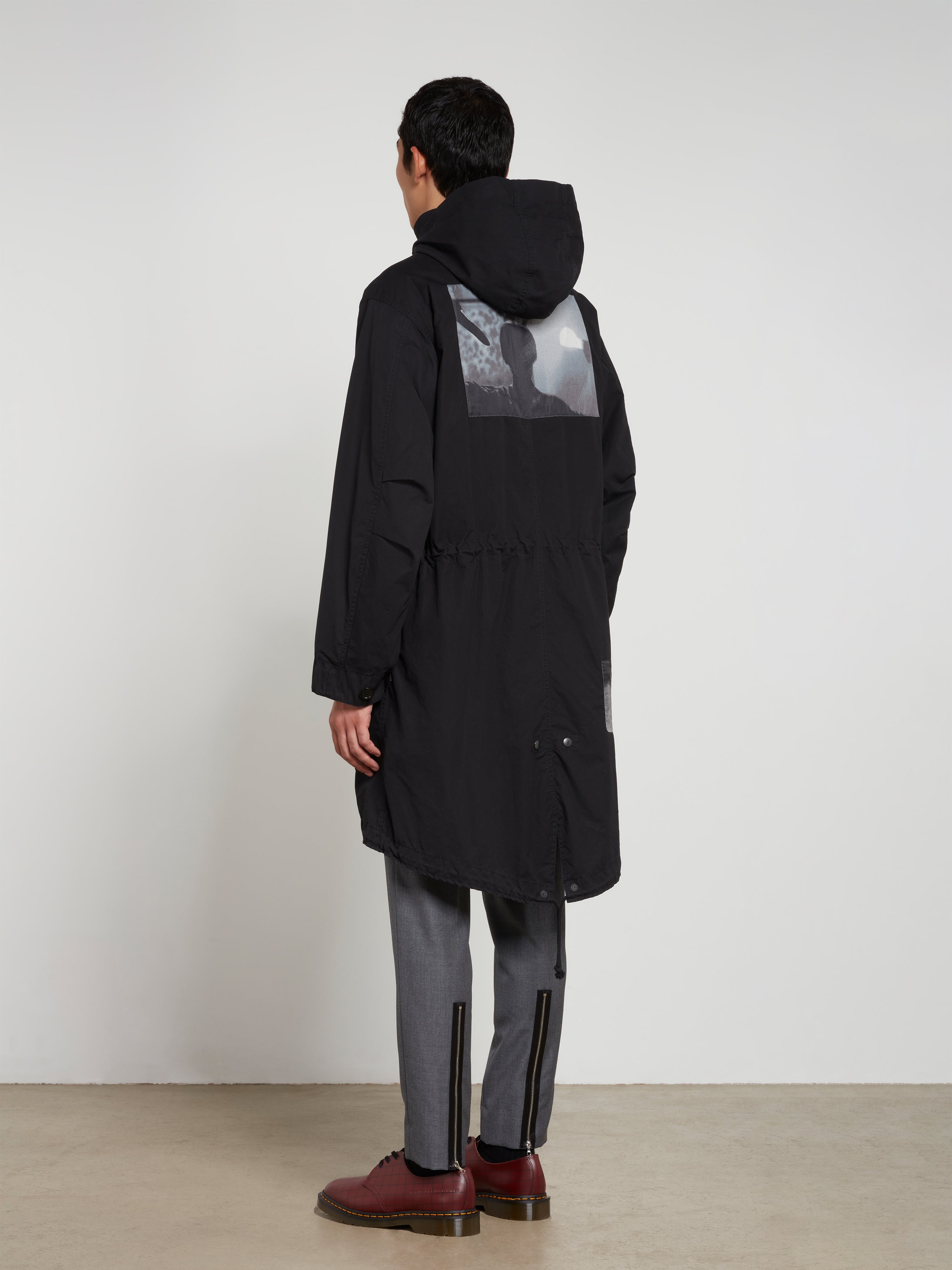 undercover ショップコート Undercover: Men's Psycho Fishtail Parka (Black) | DSML E-SHOP