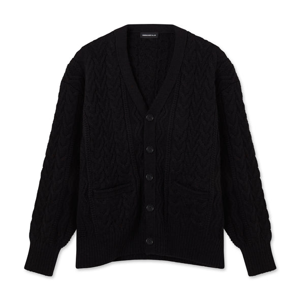 Undercover - Men’s Knitted Wool Cardigan - (Black)
