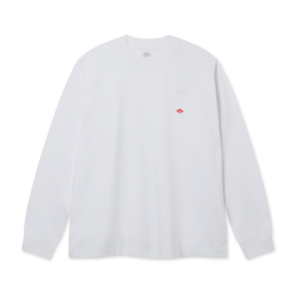Danton - Crew Neck L/S T-Shirt - (White)